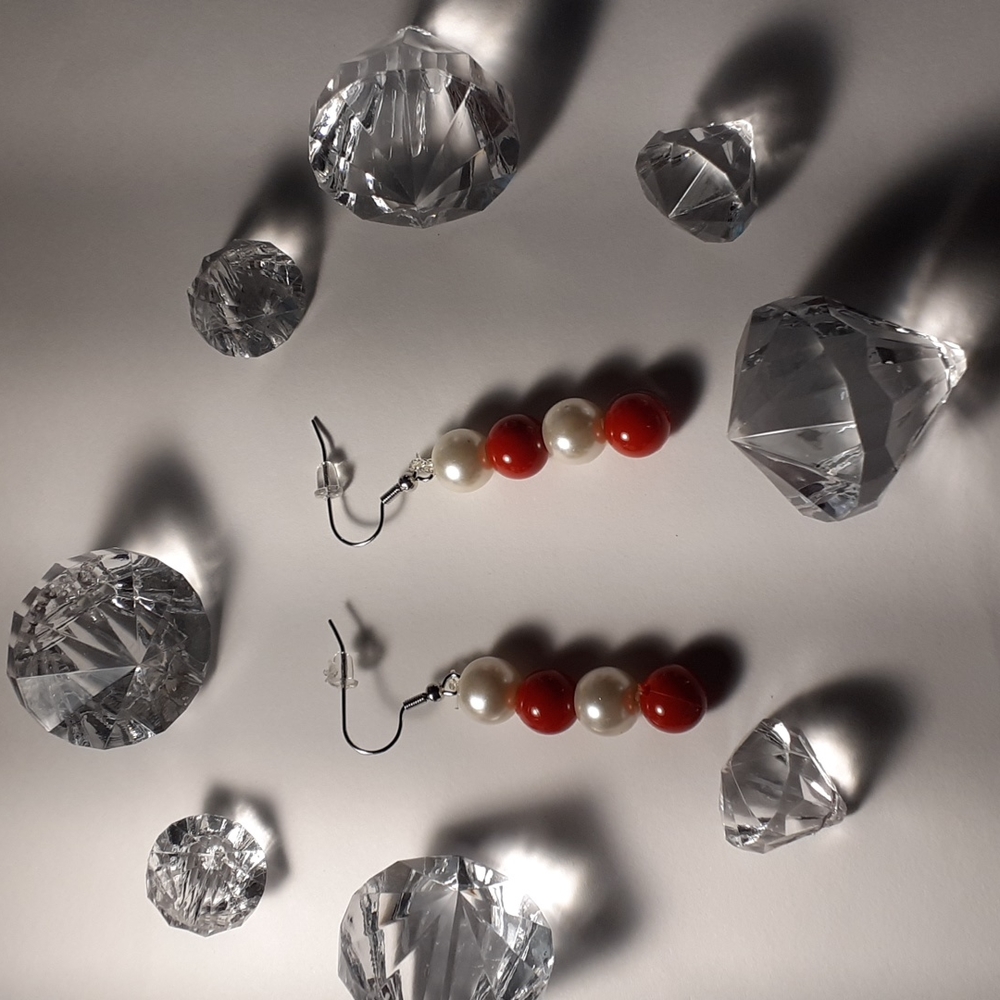 Diamond Bella Handcrafted Fashion earrings.